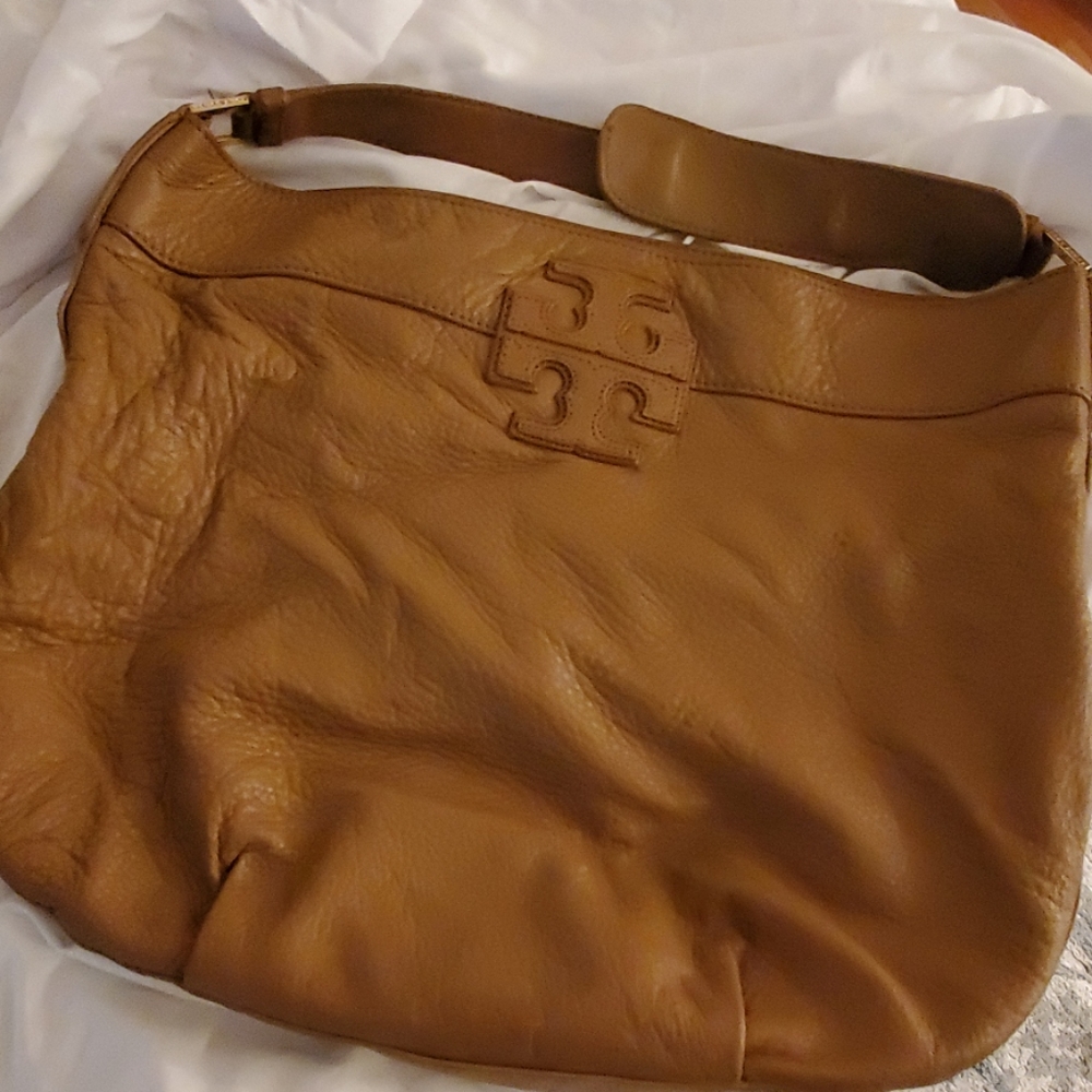 Tory Burch Leather Bucket Bag